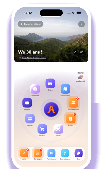 L'application Alela sur iPhone